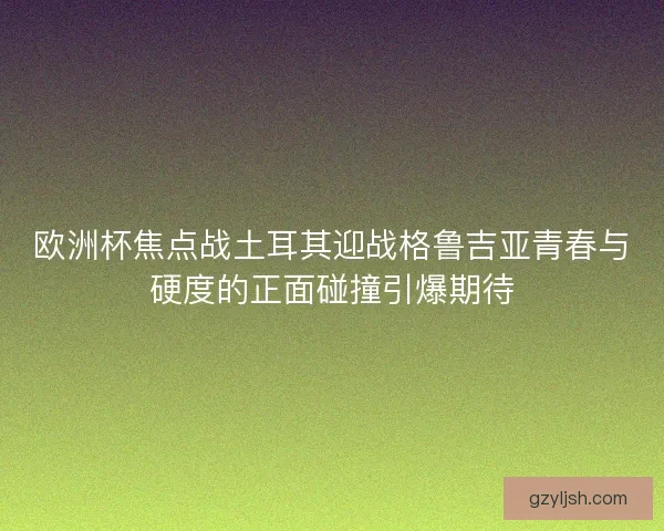 欧洲杯焦点战土耳其迎战格鲁吉亚青春与硬度的正面碰撞引爆期待 欧洲杯焦点战土耳其迎战格鲁吉亚青春与硬度的正面碰撞引爆期待